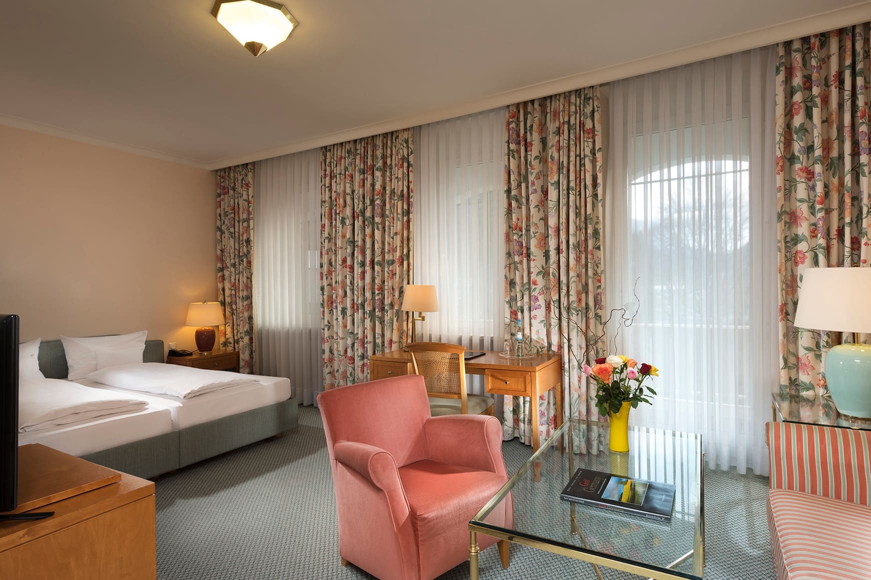 Guest room at the Wyndham Grand Bad Reichenhall Axelmannstein in Bad Reichenhall, Other than US/Canada